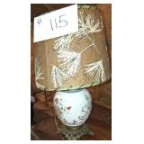 Antique Lamp with Shade-Upstairs