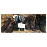 4 Pair Boots & Shoes-Upstairs