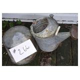 Vintage Water Can & Bucket