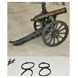 1883 Cast Metal Cannon/Gatling Gun USA