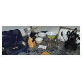 Lot of Pampered Chef, Ricer, Measuring Cups,
