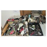 Flats of Kitchen Gadgets, Utensils, Knives