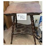 Antique Oak Parlor Table 24 X 24 X 30