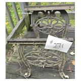 Antique Cast Iron Table Base