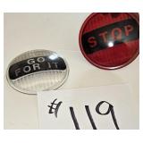 2 Automotive/Motorcycle Glass Lens Covers