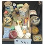 Flat of Bathroom Tins & more