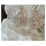 Glass Milk Jugs, Bottles & more