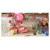 Collection of Coca Cola Items, Glasses,