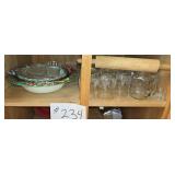 Contents of Cabinet-Glasses, Mugs,