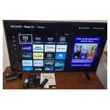43' Sharp Roku TV-Works! & Accessories
