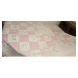 Antique Full Size Farm Animal Quilt