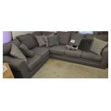 2 pc Sectional Sofa with Decorative