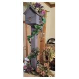 2 Decorative Bird Houses 47' tall & 20' tall
