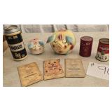 3 Bank Account Saving Booklets, 5 Coin Banks