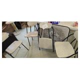 1968 MCM Costco Card Table & 4 Folding Chairs