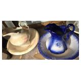 2 Vintage Bowl & Pitcher Sets
