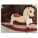 Wood Rocking Horse