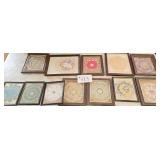 Framed Handmade Doilies