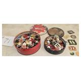 Vintage Button & Belt Buckle Collection