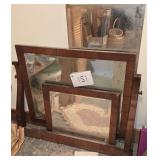 2 Antique Mirrors & One Dresser Mirror-2nd Floor
