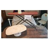 Antique Baby Scale, Doll High Chair, Ironing