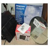 Stand Fan, Electric Heater, Heated Stadium Seat