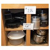 Contents of Cabinet-Pots, Pans & more-Bring Boxes!