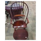 Windsor Style Rocker & Bombay Co Side Table Windsor Style Rocker & Bombay Co Side Table