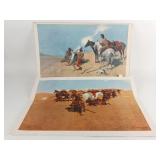 4 Remington Offset Lithographs 4 Remington Offset Lithographs