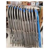 13 Metal Folding Chairs 13 Metal Folding Chairs