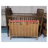 Delta Crib, Vintage Thayer Play Pen Delta Crib, Vintage Thayer Play Pen