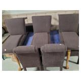 Glass Dining Table, 8 Chairs Glass Dining Table, 8 Chairs