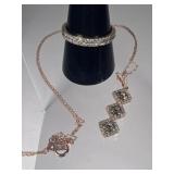 10k Rings & necklace 10k Rings & necklace