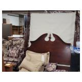 Queen Size Bed Complete, Dresser, Bedding, Chair Queen Size Bed Complete, Dresser, Bedding, Chair
