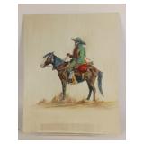 7 Remington Offset Lithographs, 1 Oil Board 7 Remington Offset Lithographs, 1 Oil Board