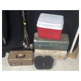 Fishing Rods/Reels, Tackle Boxes, Cooler Fishing Rods/Reels, Tackle Boxes, Cooler