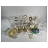 Stemless Wine Glasses, Art Glass Ornament Stemless Wine Glasses, Art Glass Ornament