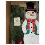 8 Ft. Christmas Tree, Snowman Cutout 8 Ft. Christmas Tree, Snowman Cutout