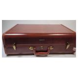 Vintage Samsonite Leather Suitcase Vintage Samsonite Leather Suitcase