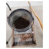 Cast Iron Kettle, Washboard, Walking Stick Cast Iron Kettle, Washboard, Walking Stick