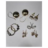 6 Pair 14k gold earrings 6 Pair 14k gold earrings