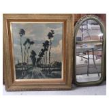 Framed Print, Wall Mirror Framed Print, Wall Mirror