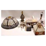 Stained Glass Shade, 3 Bases, Jewelry Supplies Stained Glass Shade, 3 Bases, Jewelry Supplies