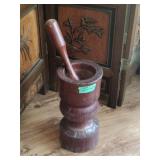 LARGE Wood Mortar & Pestle LARGE Wood Mortar & Pestle