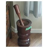LARGE Wood Mortar & Pestle LARGE Wood Mortar & Pestle