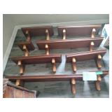 7 Walnut Craftsman Made Shelves 7 Walnut Craftsman Made Shelves