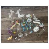 Swarovski turtles, Blown Glass Swarovski turtles, Blown Glass