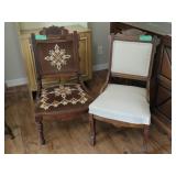 East Lake Antique Walnut Parlor Chairs East Lake Antique Walnut Parlor Chairs