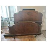 Antique Walnut Double Bed Antique Walnut Double Bed