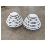 2 Art Deco Ceiling Light Shades 2 Art Deco Ceiling Light Shades